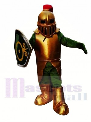 Chevalier de cuivre Spartan Trojan Costume de mascotte