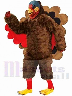 De luxe Peluche Turquie Costume de mascotte