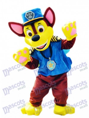 La Pat' Patrouill Paw Patrol Chase chien mascotte allemand berger chiot chien espion costume