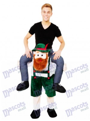 Piggy Back Carry Me Bavarois Bière Guy Ride Mascotte Costume Déguisements