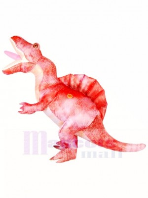 Adultes Rose Spinosaurus Fête d'Halloween Dinosaure Costumes gonflables