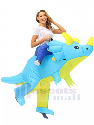 Costume gonflable de dinosaure