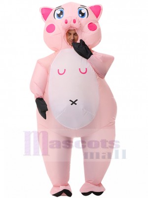 Costume gonflable de porc