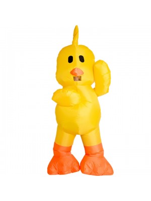 Jaune canard Gonflable Halloween Noël Costume pour Adulte
