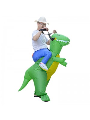 T-Rex Dinosaure Porter Moi Balade Sur Gonflable Costume Halloween Noël Pour Adulte