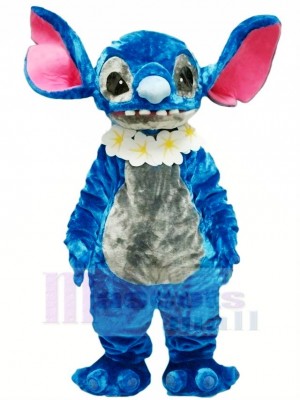 Bleu Stich Lilo Mascotte Costume Dessin animé