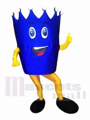 Couronne bleue Costume de mascotte