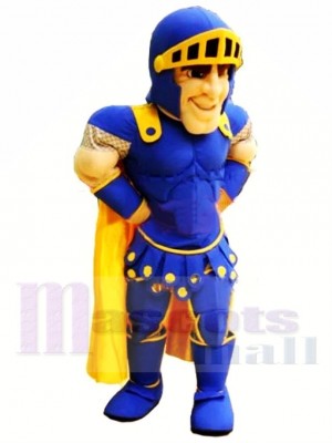 Qualité supérieure Chevalier bleu Costume de mascotte