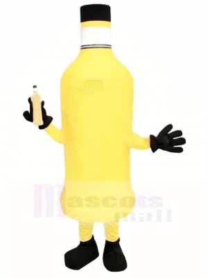 Bouteille orange Costume de mascotte