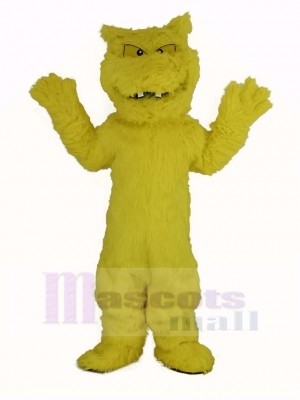 Visqueux Jaune Monstre Mascotte Costume