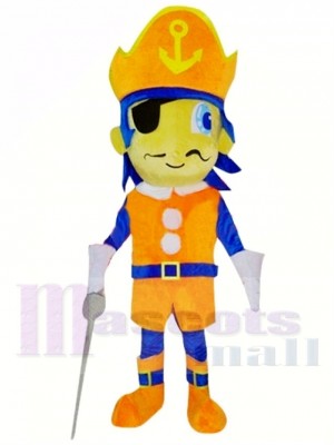 Garçon pirate Costume de mascotte