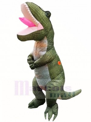 Vert foncé Tyrannosaurus T-Rex Gonflable Costumes de mascotte