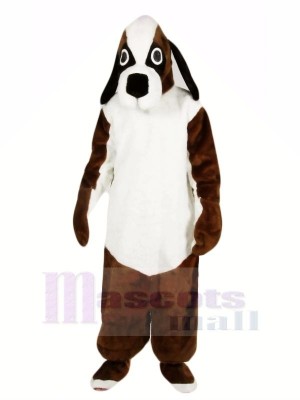 marron et blanc Beagle Chien Mascotte Les costumes Animal