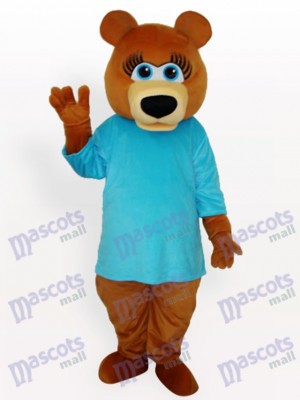 Bleu Ours Animal Costume de mascotte