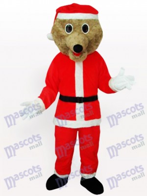 Ours gris dans Costume de mascotte adulte costume Santa