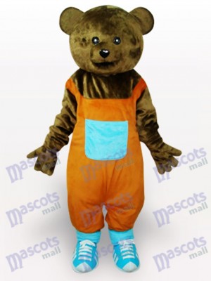Costume de mascotte adulte brun Teddy Animal
