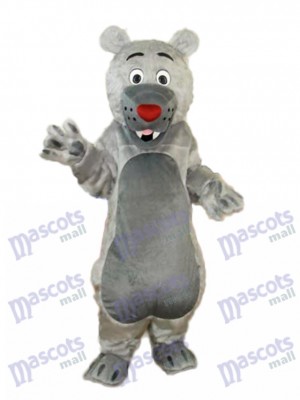 Déguisement Mascotte Ours Mâle Gris Costume Animal