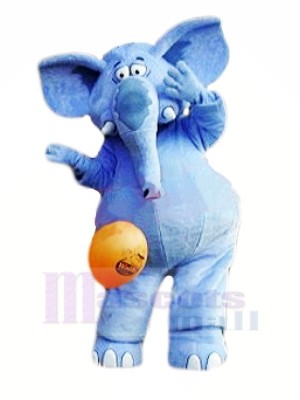 Fort Bleu l'éléphant Mascotte Les costumes Animal