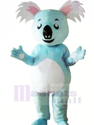 Mignonne Bleu Koala Mascotte Les costumes Animal