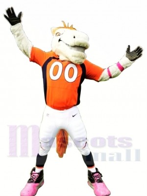 Mustang Cheval Broncos Costume de mascotte