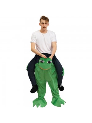 Gros Yeux Grenouille Porter moi Balade sur Halloween Noël Costume pour Adulte 