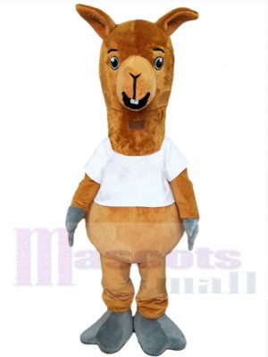 Chameau Lama costume de mascotte