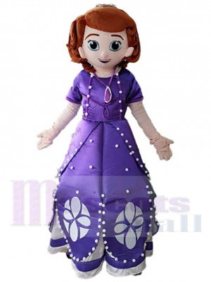 Sofia costume de mascotte