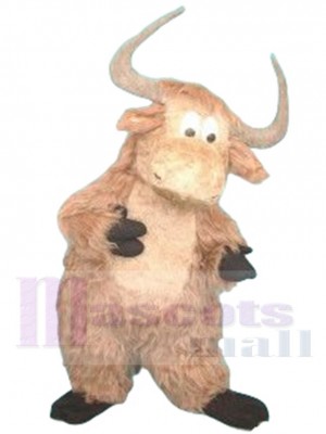 Yak costume de mascotte