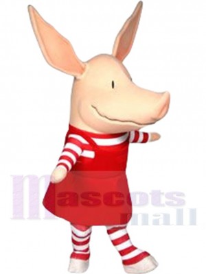 Olivia Cochon costume de mascotte