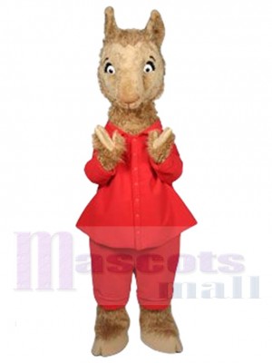 Chameau Lama costume de mascotte