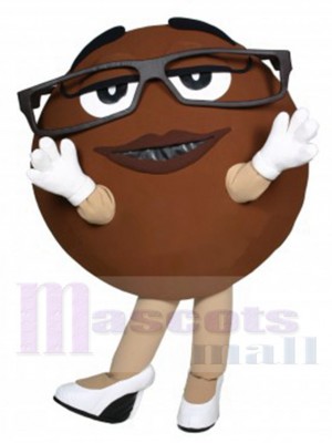 Chocolat au lait costume de mascotte