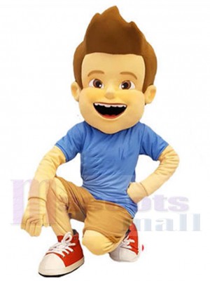 garçon costume de mascotte