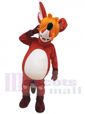 Renard costume de mascotte