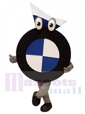 Logo de voiture costume de mascotte
