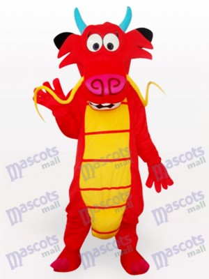 Costume de mascotte d'animal de dinosaure d'omelette adulte