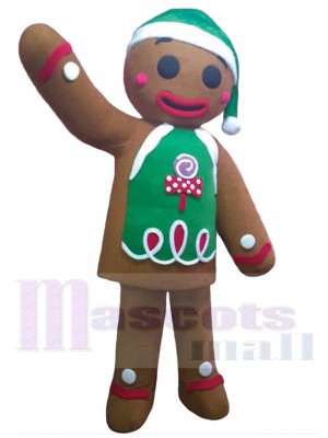 Bonhomme en pain d'épice costume de mascotte