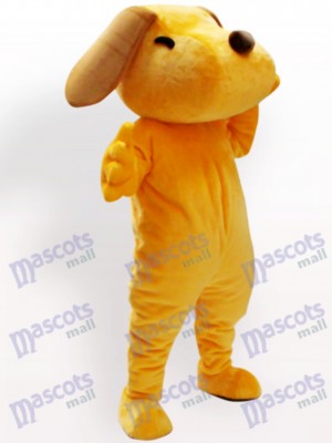 Costume de mascotte adulte jaune chien animal