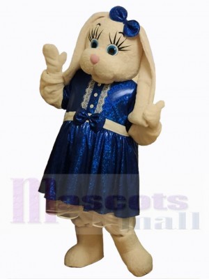 Lapin de Pâques costume de mascotte