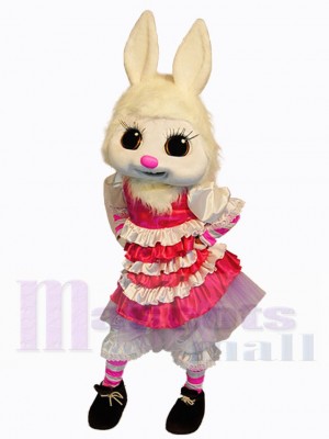 Lapin de Pâques costume de mascotte