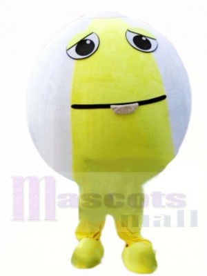 Balle de tennis de dessin animé Costume de mascotte