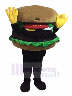 Hamburger Hands Up Costume de mascotte