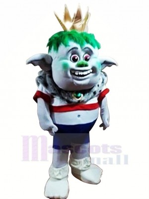 Trolls Roi Mascotte Les costumes Dessin animé