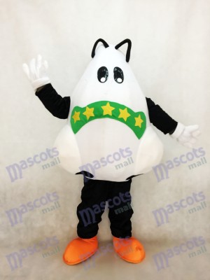 Grand Nez mignon avec Costume de mascotte bandage vert