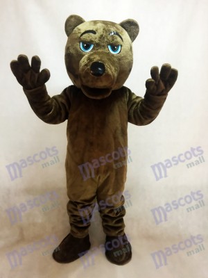 Costume de mascotte ours brun foncé UCLA