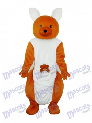 Mascotte kangourou mignon Costume adulte Animal