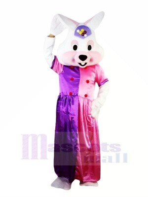 Fantaisie Robe Pâques lapin Mascotte Les costumes Animal