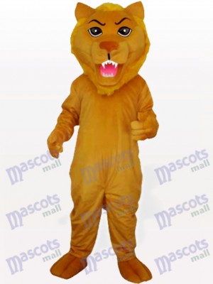 Déguisement de mascotte animal jaune poussoir lion