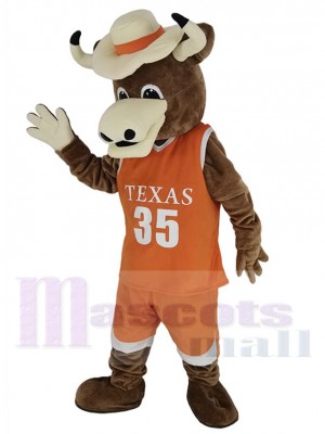 Taureau costume de mascotte