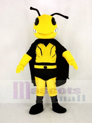 Cool héros abeille Mascotte Costume Dessin animé