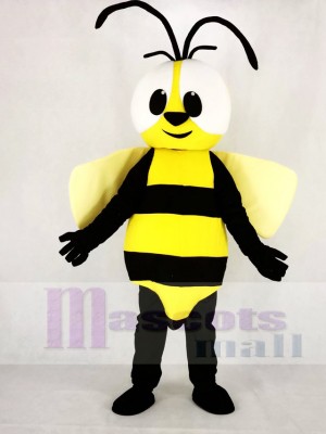 Mignonne Jaune abeille Mascotte Costume Dessin animé